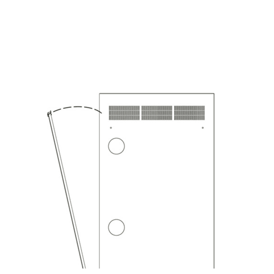 37 RU Rear Access Panel for WR Racks