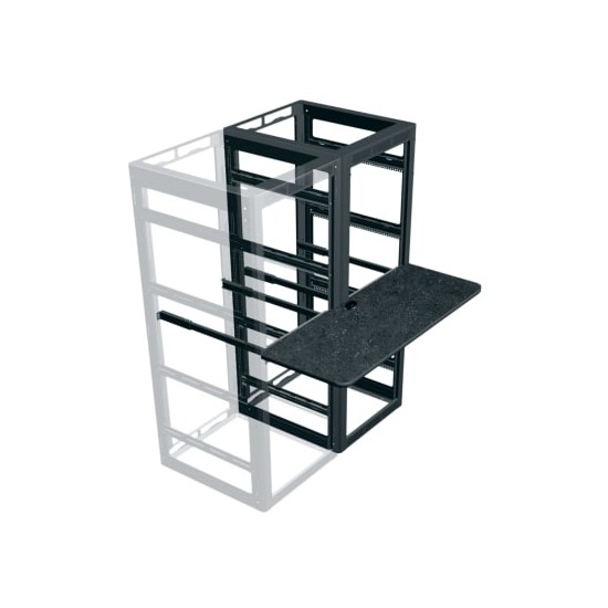 24 Inch Deep Writing Shelf For 31 Inch Deep Racks, 4 Bay