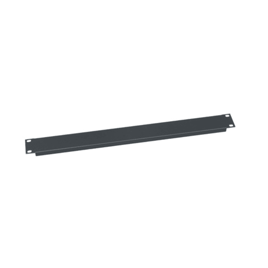 1 RU Flanged Blank Rack Panel, Wrinkled