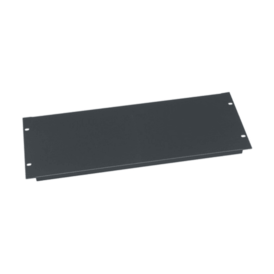 4 RU Flanged Blank Rack Panel, Wrinkled