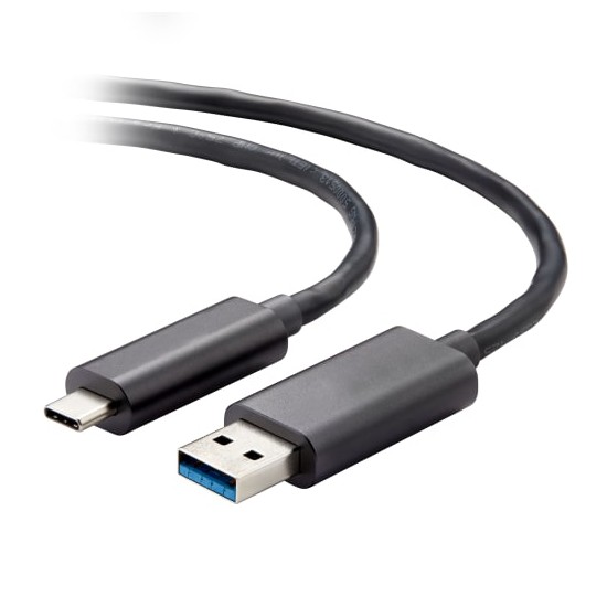 USB 3.2 Gen 2x1 Type C to Type A Active Optical Cable Plenum from Vaddio