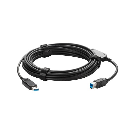 USB 3.2 Gen 2 Type B to Type A Active Optical Cable Plenum from Vaddio