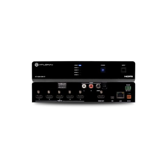 4K HDR Five-Input HDMI Switcher