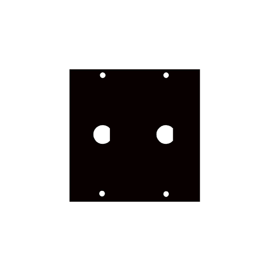 UCP Module with Two 1/2 Inch BNC Punchouts