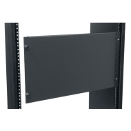 6 RU Blank Rack Panel, Hinged
