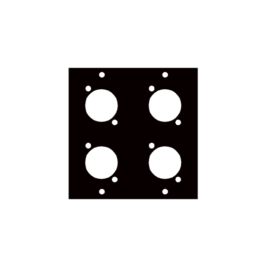 UCP Module with Four Canare Punchouts