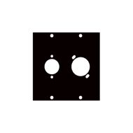 UCP Module with Two Mixed Gender XLR Punchouts