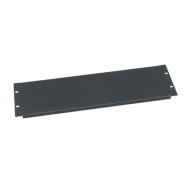 3 RU Flanged Blank Rack Panel, Steel - 6 Piece Contractor Pack