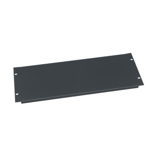 4 RU Flanged Blank Rack Panel, Steel - 6 Piece Contractor Pack