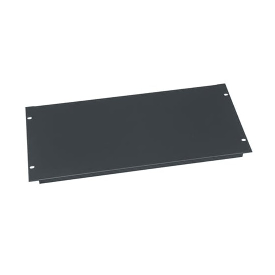 5 RU Flanged Blank Rack Panel, Steel