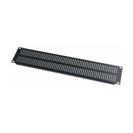 2 RU Rack Vent Panel, Steel with 17% Open Area - 12 Piece Contractor Pack