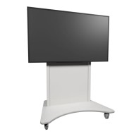 FlexView Series IFP E-Lift Cart White Base - White