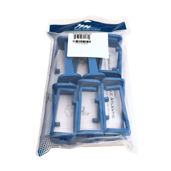 Forward D Style Ring Cable Management - 12 Pieces