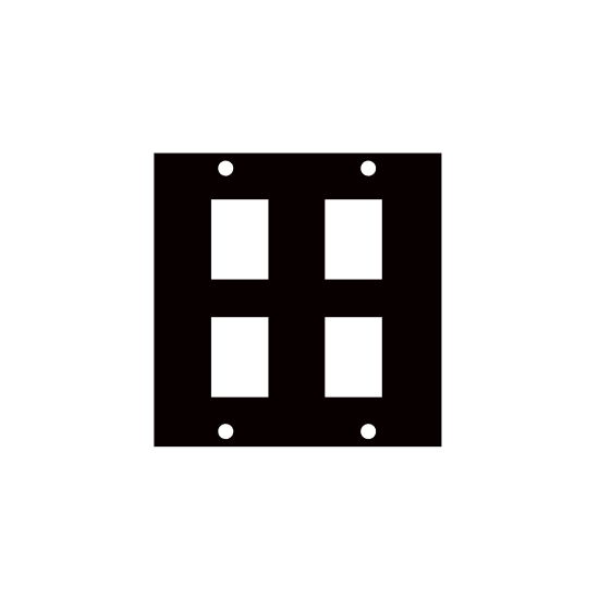 UCP Module with Four Keystone Punchouts