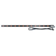 PDT Low Profile Vertical Power Strip, 12 Outlet, 20A