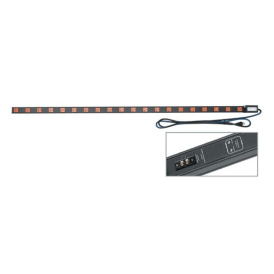 PDT Low Profile Vertical Power Strip, 20 Outlet, 20A & 2-Stage Surge