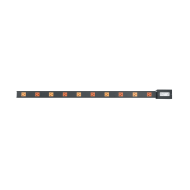 Select Series PDT Low Profile Vertical Power Strip with Dual Circuit, 10 Outlet, 20A Hardwired