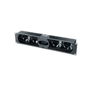 100 CFM Fan Panel with Display, 27dB, Anodized