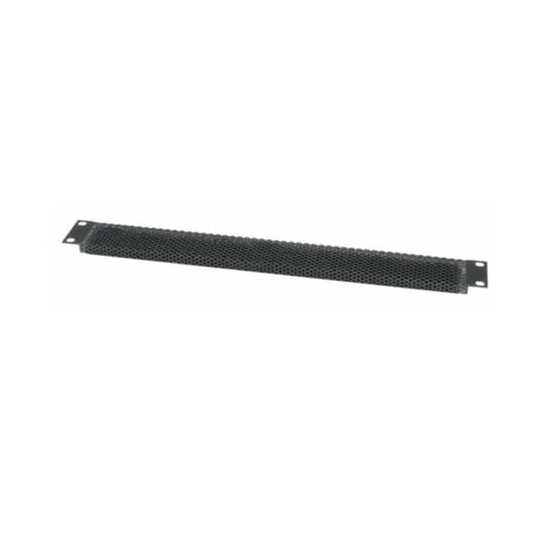 1 RU Rack Vent Panel, Light Blocking with 64% Open Area