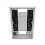 VWM Series Back Pan for Solid Door, 36" High x 10" Deep - White