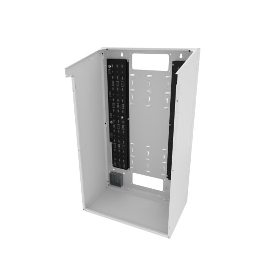 VWM Series Back Pan for Split Door, 42" High x 16" Deep - White