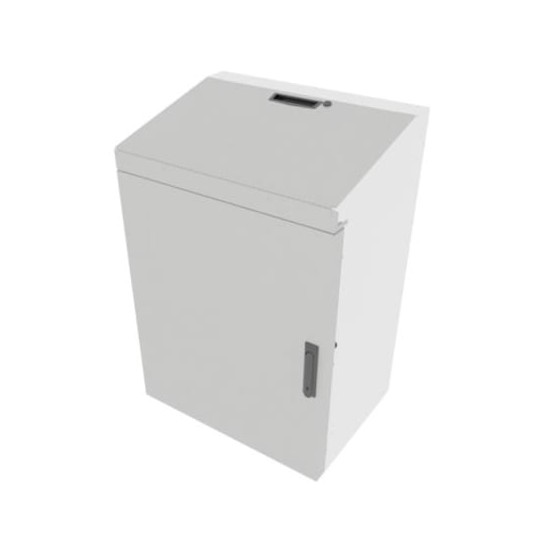VWM Door with Solid Access Fits 36" High x 10" Deep - White
