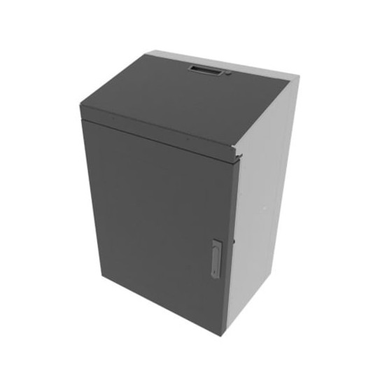 VWM Door with Solid Access Fits 42" High x 16" Deep - Black