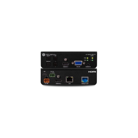 Three-Input HDBaseT Transmitter for HDMI and VGA