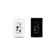 Wallplate HDBaseT Transmitter for USB-C and HDMI Video with USB Hub