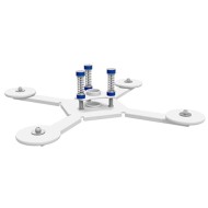 Large Venue Vibration Isolating Coupler, White