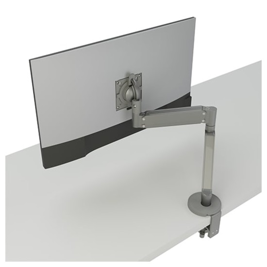 Koncīs™ Monitor Arm Mount, Single, Silver