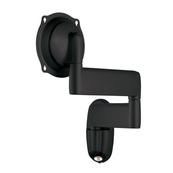 Medium Low-Profile In-Wall Swing Arm Mount - 21 Inch - JWDIW210B
