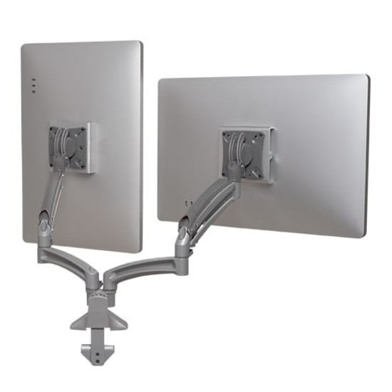 Kontour™ K1D Dual Monitor Dynamic Desk Mount, Reduced Height-K1D220WXRH
