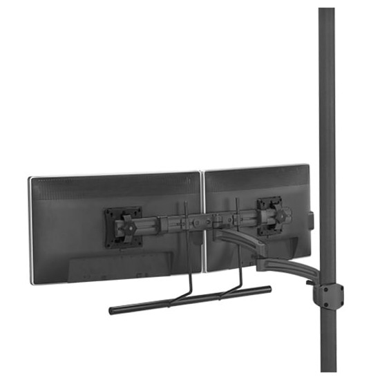 Kontour™ K2P Dynamic Pole Mount, Dual Monitor Array