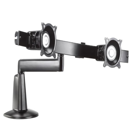 Single Arm Desk Mount, Dual Monitor Array - KCS220B