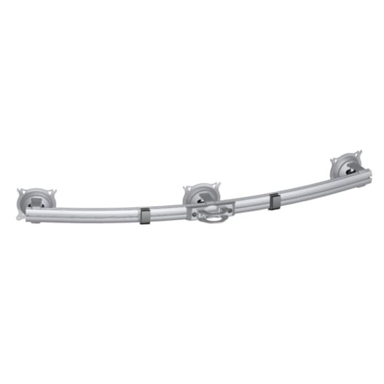 Triple Monitor Array, Pole Clamp, Black