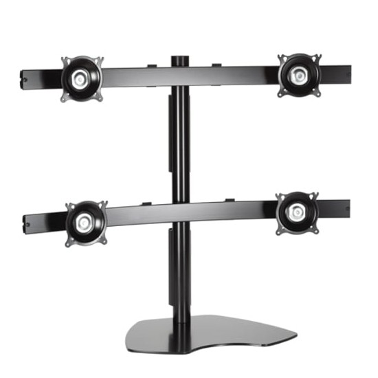 Widescreen Quad Monitor Table Stand - KTP445B