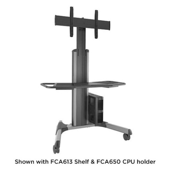 LPAUS, Large Fusion® Manual Height Adjustable Mobile AV Cart