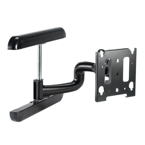 Medium Flat Panel Swing Arm Wall Display Mount - 25 Inch Extension-MWRVB – DISCONTINUED