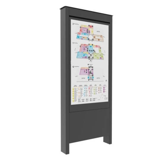 Impact™ 55 Inch Outdoor Portrait Kiosk, Samsung OHF/A Series
