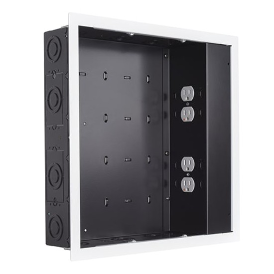 Proximity® In-wall Storage Box with 4 Receptacle Filter & Surge - PAC526FWP4