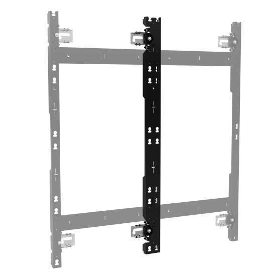 Middle dvLED Wall Mount for LG LSCB Series Ultra Slim, 4 Displays Tall