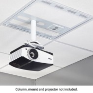 2' x 2' Above Suspended Ceiling Storage Box and column drop with 2-Gang Filter & Surge