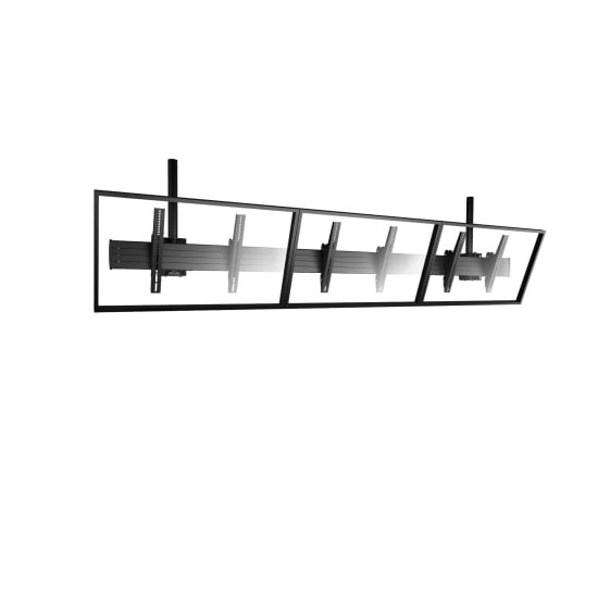 Fusion Large Ceiling Mounted 3 x 1 Menu Board